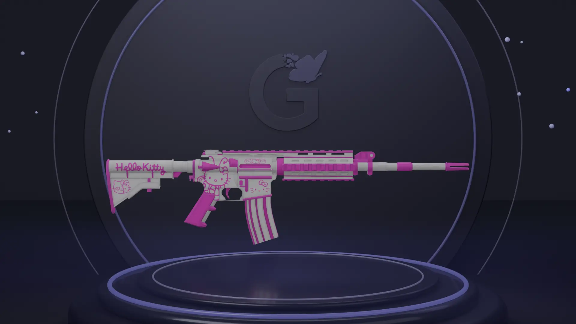 Assault Rifle MK2 - Hello Kitty White