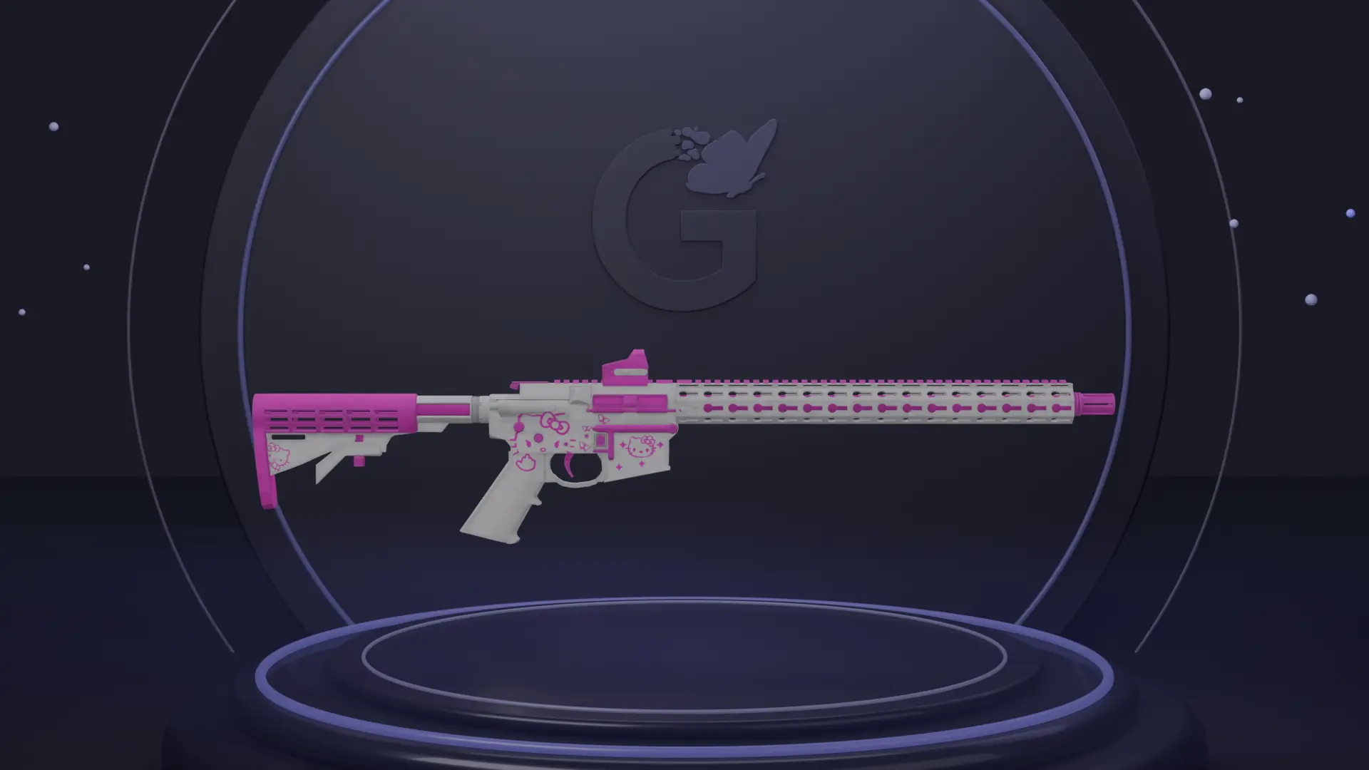 Carbine Rifle MK1 - Hello Kitty White