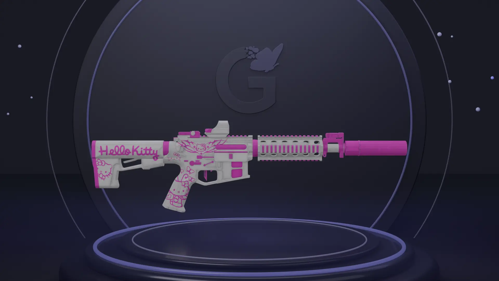 Carbine Rifle MK2 - Hello Kitty White
