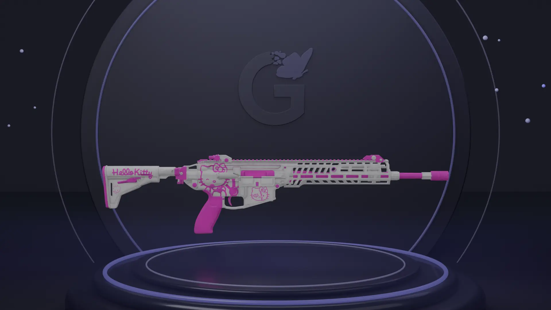 Heavy Rifle - Hello Kitty White